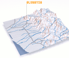 3d view of Al ‘Uwayşāʼ