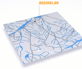 3d view of Ad Diḩalah