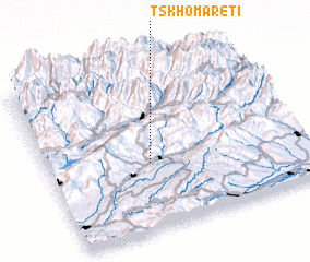 3d view of Tsʼkhomaretʼi