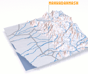 3d view of Maḩwá Dahmash