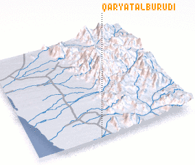 3d view of Qaryat al Burūdī