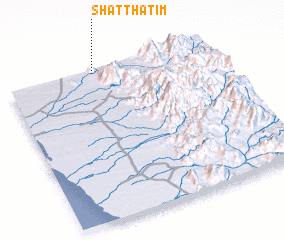 3d view of Shaţţ Ḩātim