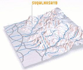 3d view of Sūq al Ḩusayb