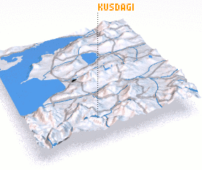 3d view of Kuşdağı