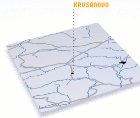 3d view of Krusanovo