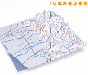 3d view of Al Kabbah al Ḩamrāʼ