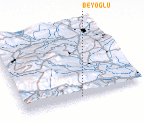 3d view of Beyoğlu