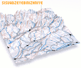 3d view of Sisvadzeyebi Nizhniye