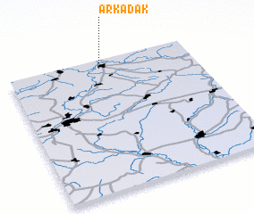 3d view of Arkadak