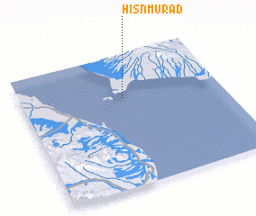 3d view of Ḩişn Murād