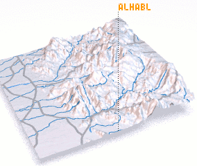 3d view of Al Ḩabl