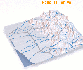 3d view of Maḩall Khābiyah