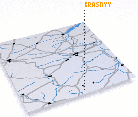 3d view of Krasnyy