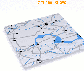 3d view of Zelënovskaya