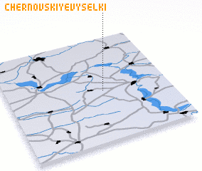 3d view of Chernovskiye Vyselki