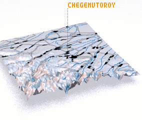 3d view of Chegem Vtoroy