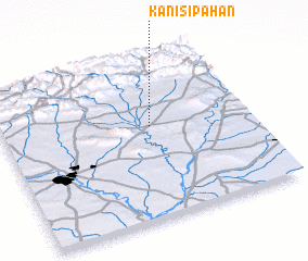 3d view of Kānī Sipahān