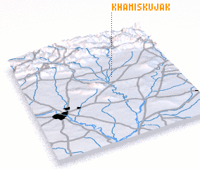 3d view of Khamīs Kūjak