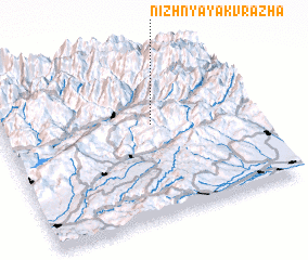 3d view of Nizhnyaya Kvrazha