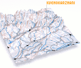 3d view of Kʼvemo Kʼarzmani