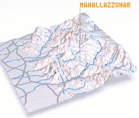 3d view of Maḩall az̧ Z̧uhār