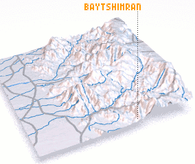 3d view of Bayt Shimrān