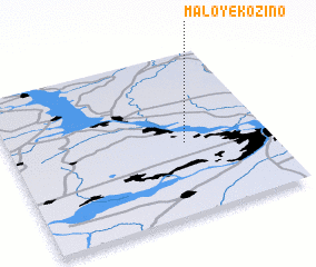 3d view of Maloye Kozino