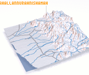 3d view of Maḩall an Nūrah Nishāmah