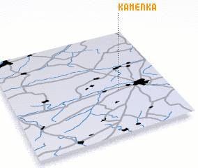 3d view of Kamenka