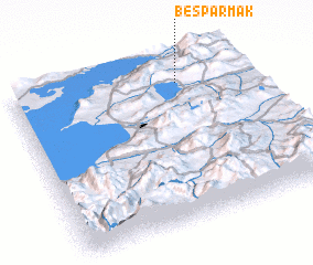 3d view of Beşparmak