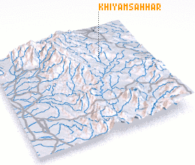 3d view of Khiyām Saḩḩār