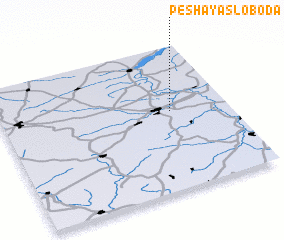 3d view of Peshaya Sloboda