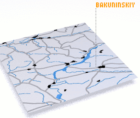 3d view of Bakuninskiy