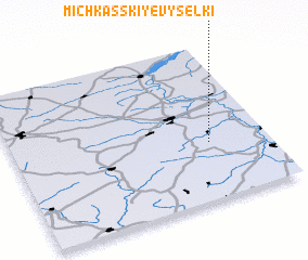 3d view of Michkasskiye Vyselki