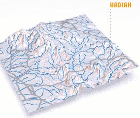 3d view of Wādi‘ah