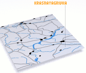 3d view of Krasnaya Grivka