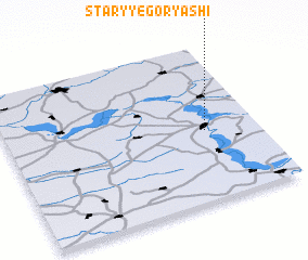 3d view of Staryye Goryashi