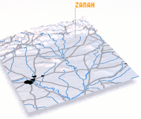 3d view of Zānah