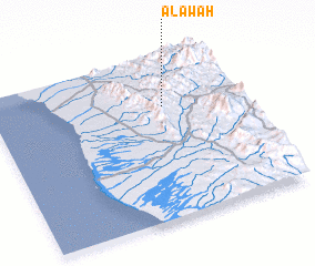 3d view of Al ‘Āwah