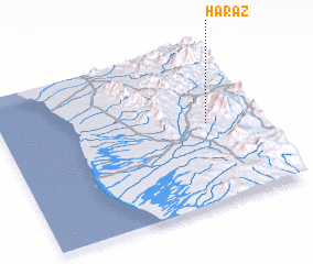 3d view of Ḩarāz