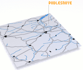 3d view of Podlesnoye