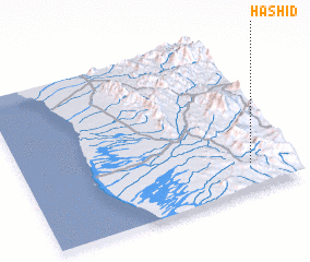 3d view of Ḩāshid