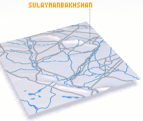 3d view of Sulaymān Bākhshān