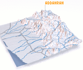 3d view of Aḑ Ḑahrah