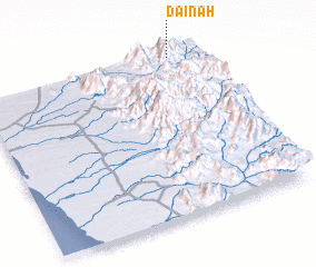 3d view of Ḑā‘inah
