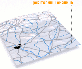 3d view of Qoritan Mullā Maḩmūd