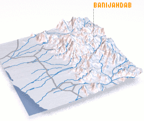 3d view of Banī Jaḩdab