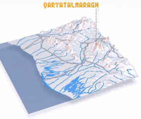 3d view of Qaryat al Marāgh