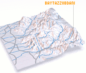 3d view of Bayt az Zubdānī