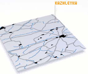 3d view of Kazhleyka